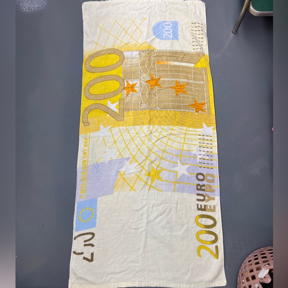 Vintage Euro Beach Towel